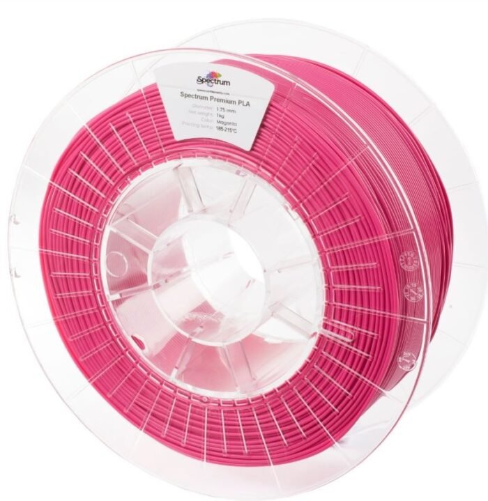 Spectrum 3D Filament / PLA Premium / 1,75mm / Magenta / Pink Rosa / 1kg - Image 2