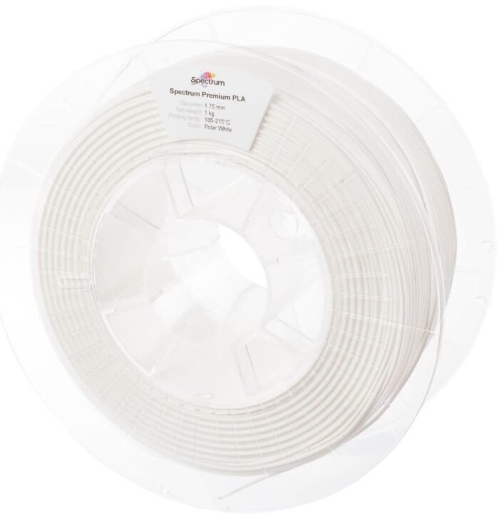 Spectrum 3D Filament / PLA Premium / 1,75mm / Polar White / Weiß / 1kg - Image 2