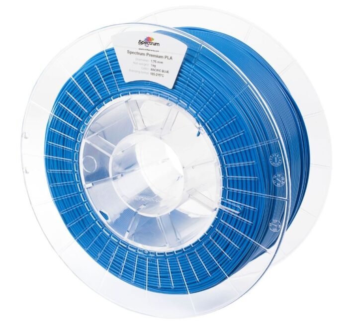 Spectrum 3D Filament / PLA Premium / 1,75mm / Pacific Blue / Blau / 1kg - Image 2