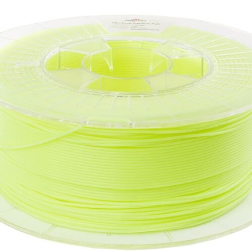 Spectrum 3D Filament / PLA Premium / 1,75mm / Fluorescent Yellow / Gelb Fluoreszierend / 1kg