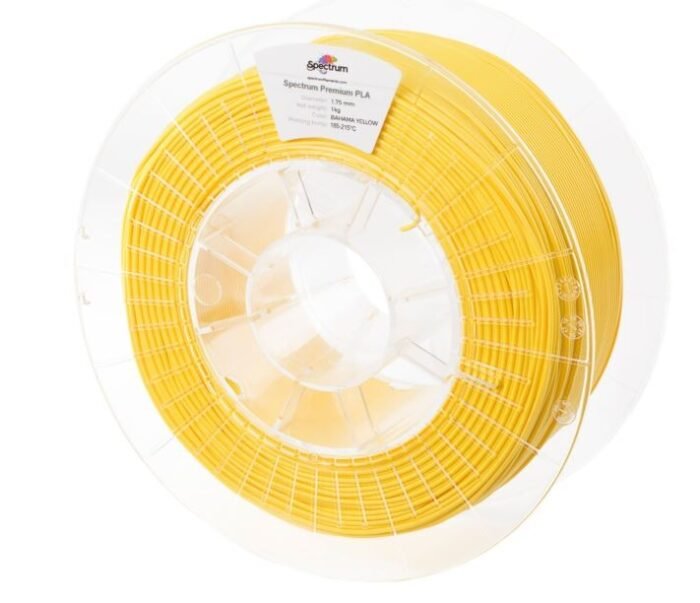 Spectrum 3D Filament / PLA Premium / 1,75mm / Bahama Yellow / Gelb / 1kg - Image 2