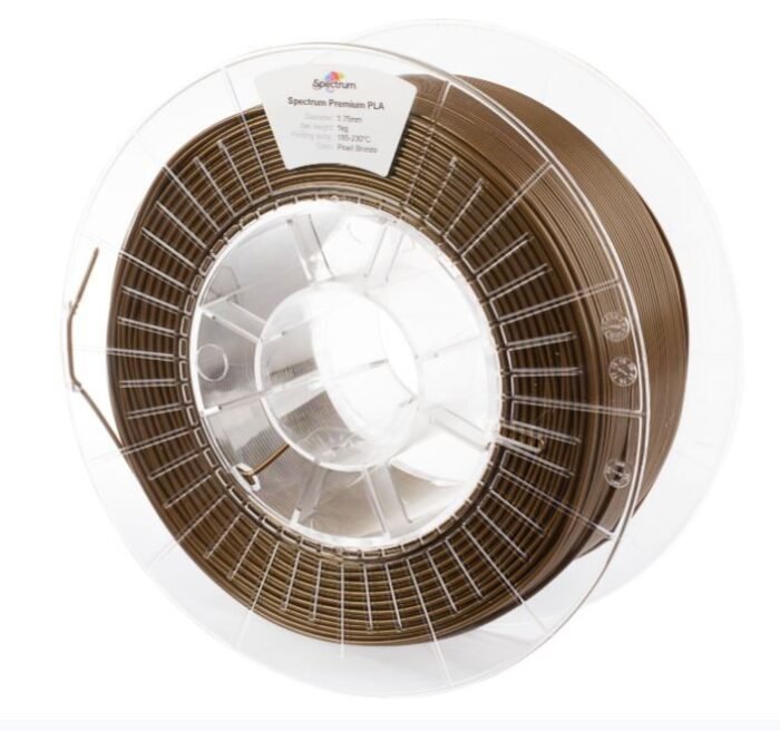 Spectrum 3D Filament / PLA Premium / 1,75mm / Pearl Bronze / Bronze / 1kg - Image 2