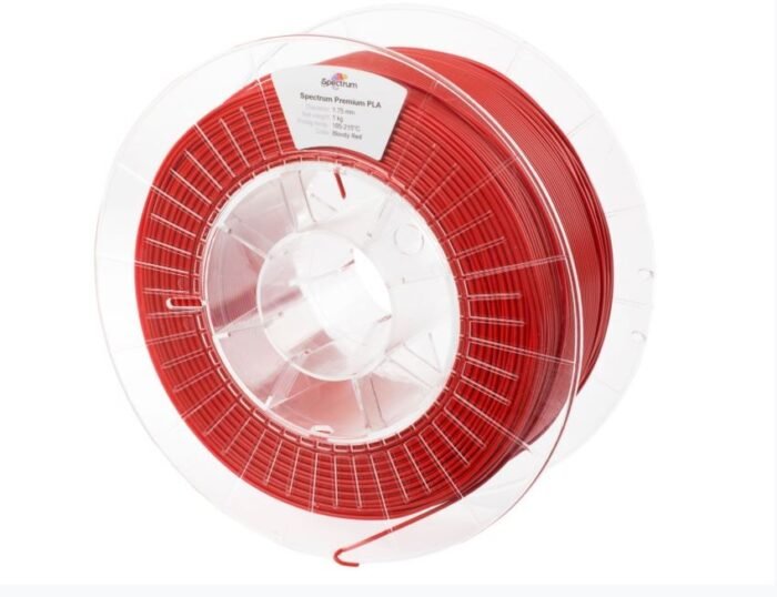 Spectrum 3D Filament / PLA Premium / 1,75mm / Bloody Red / Rot / 1kg - Image 2