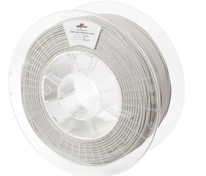Spectrum 3D Filament / PLA Premium / 1,75mm / Light Grey / Hellgrau / 1kg - Image 2