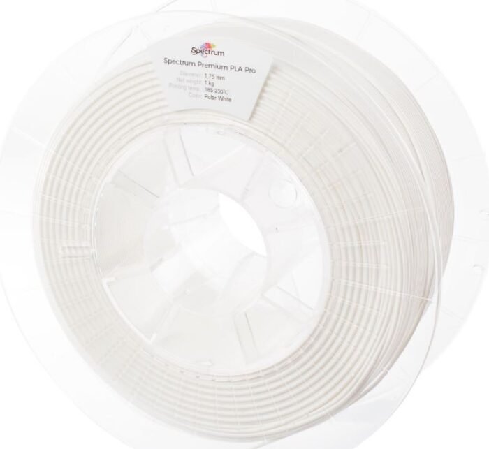 Spectrum 3D Filament / PLA Pro / 1,75mm / Polar White / Weiß / 1kg - Image 2