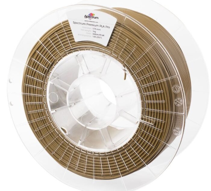 Spectrum 3D Filament / PLA Pro / 1,75mm / Military Khaki / Braun / 1kg - Image 2