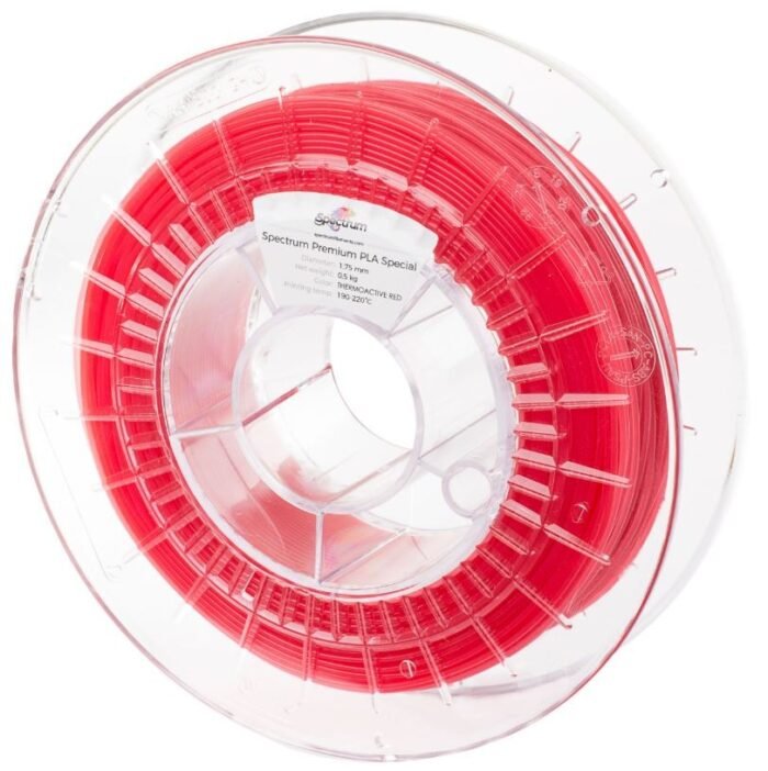 Spectrum 3D Filament / PLA Thermoactive / 1,75mm / Red / Rot / 0,5kg - Image 2