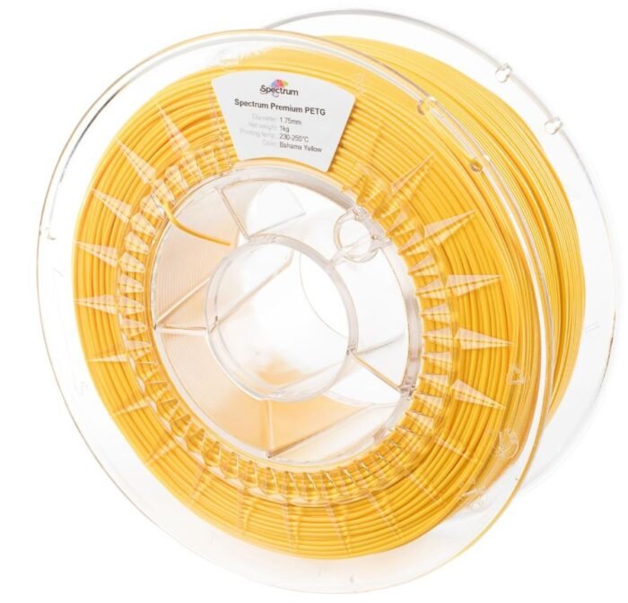 Spectrum 3D Filament / PET-G Premium / 1,75mm / Bahama Yellow / Gelb / 1kg - Image 2