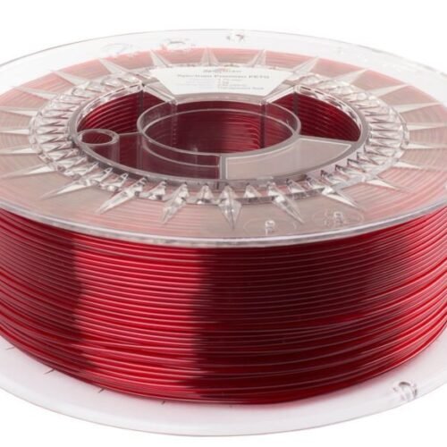 Spectrum 3D Filament / PET-G Premium / 1,75mm / Transparent Red / Rot Durchsichtig / 1kg