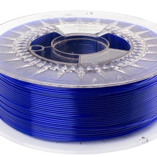 Spectrum 3D Filament / PET-G Premium / 1,75mm / Tranparent Blue / Blau Durchsichtig / 1kg