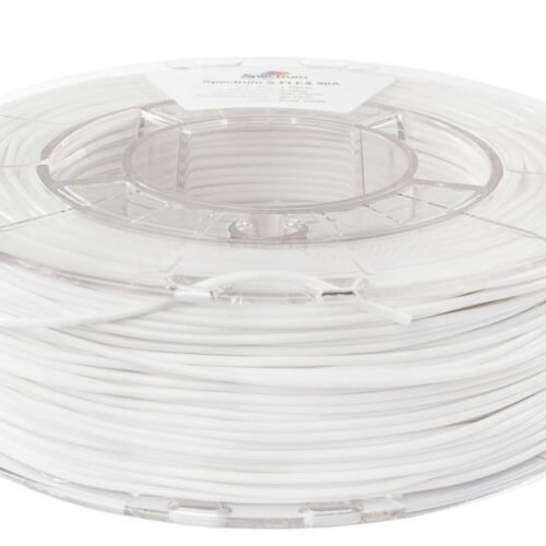 Spectrum 3D Filament / TPU S-Flex 90A / 1,75mm / Polar White / Weiß / 0,5kg