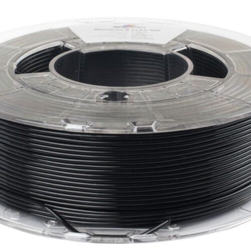 Spectrum 3D Filament / TPU S-Flex 90A / 1,75mm / Deep Black / Schwarz / 0,5kg