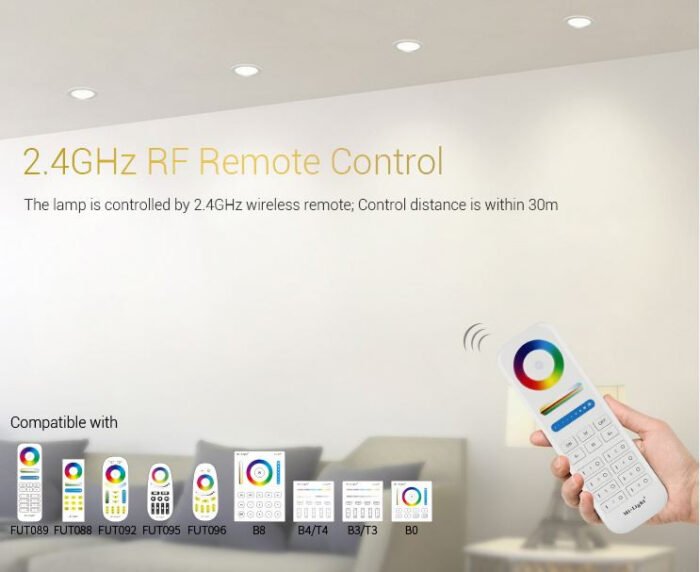 Synergy 21 LED Panel Rund 9W RGB-WW mit Funk und WLAN *Milight/Miboxer* - Image 2