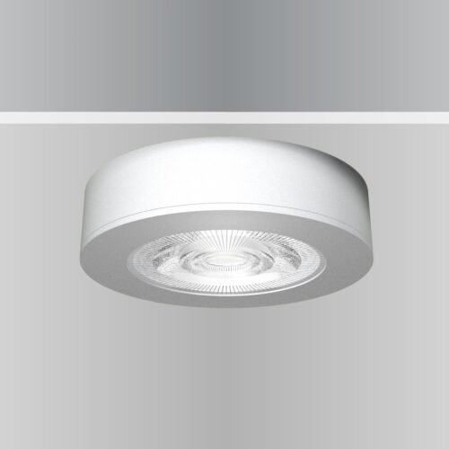 Synergy 21 LED Deckeneinbauspot Helios weiß, rund, Aufputzrahmen