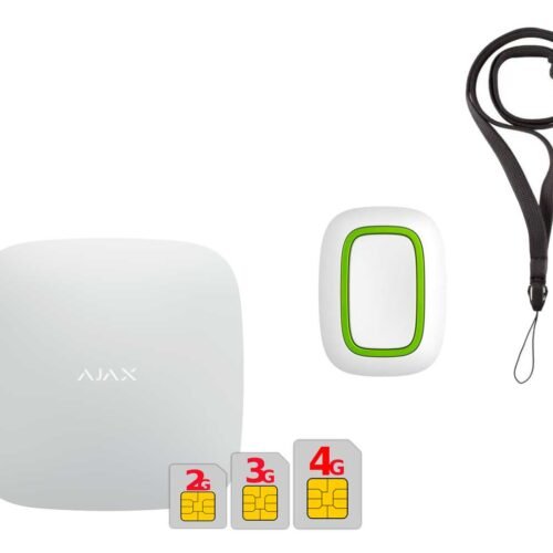 AJAX HUB 2 PLUS -  Funk Alarmanlage SET 15, Weiss