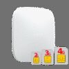 AJAX HUB 2 PLUS - Funk Alarmanlage SET 5, Weiss - Image 2