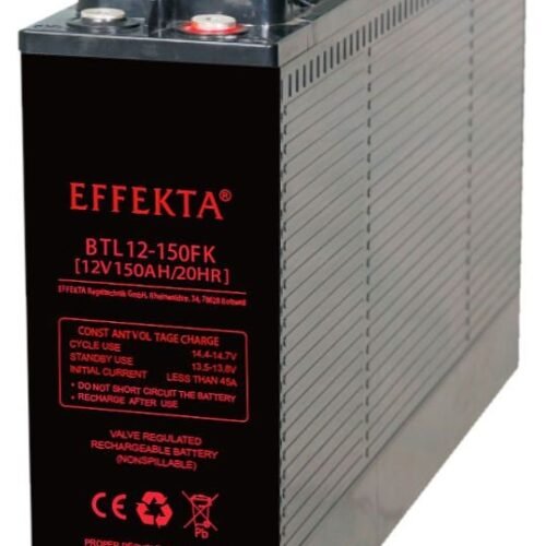 Effekta zbh. Akku 12V/150Ah, 10-Jahre Lebenserwartung