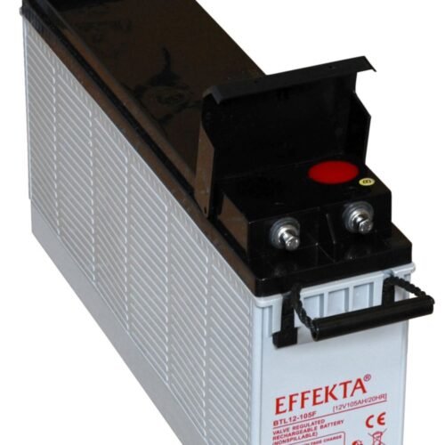Effekta zbh. Akku 12V/105Ah, 10-Jahresbatterien, M6 Schraubanschluss