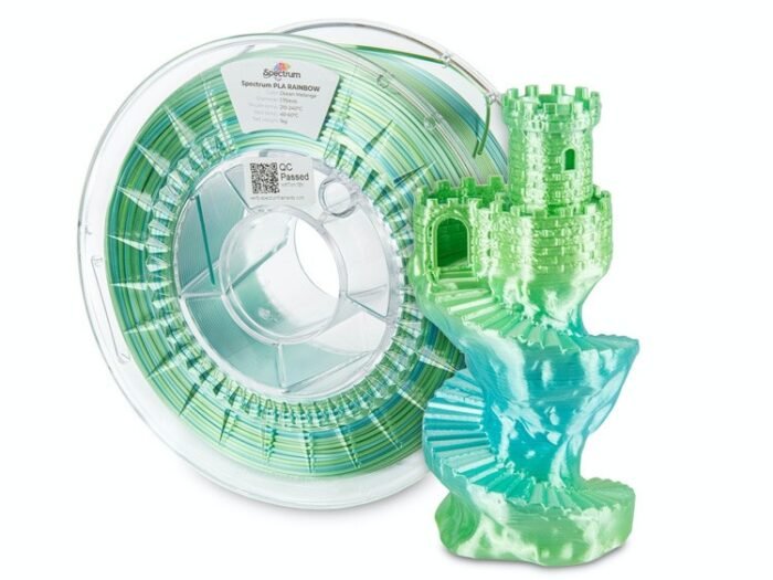 Spectrum Filament · SILK PLA Rainbow · OCEAN MELANGE · 1.75mm · 1kg