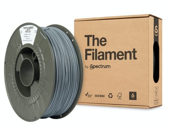 The Filament · PETG CF · GREY · 1.75mm · 1kg - Image 3