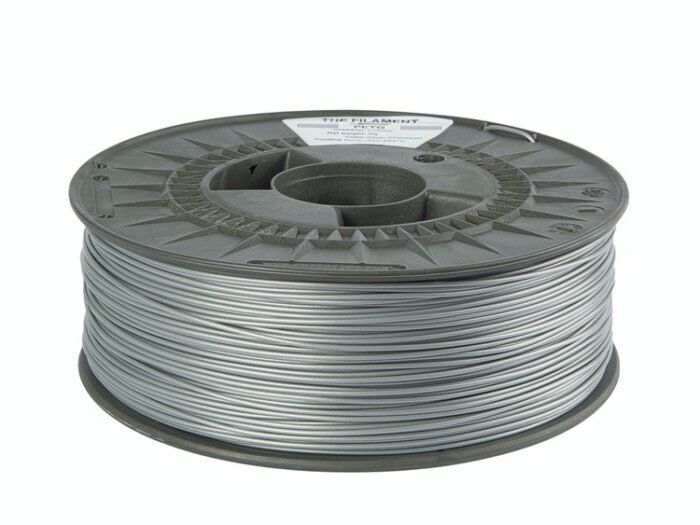 The Filament · PETG · SILVER ALUMINIUM · 1.75mm · 1kg - Image 3