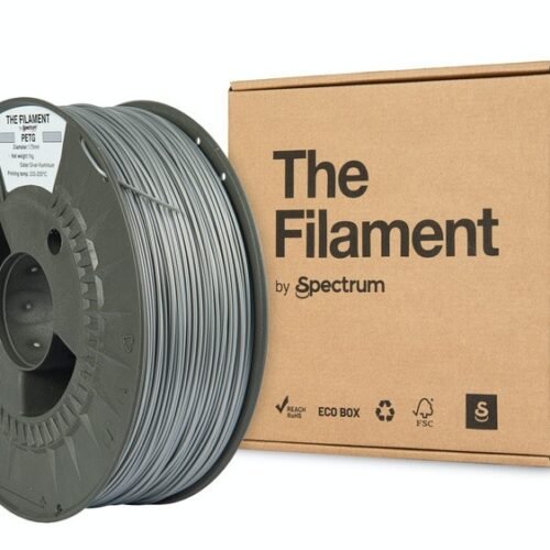 The Filament · PETG · SILVER ALUMINIUM · 1.75mm · 1kg