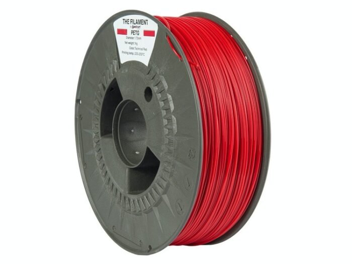 The Filament · PETG · TECHNICAL RED · 1.75mm · 1kg - Image 2
