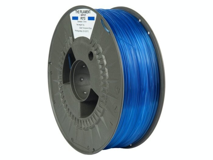 The Filament · PETG · TRANSPARENT BLUE · 1.75mm · 1kg - Image 2