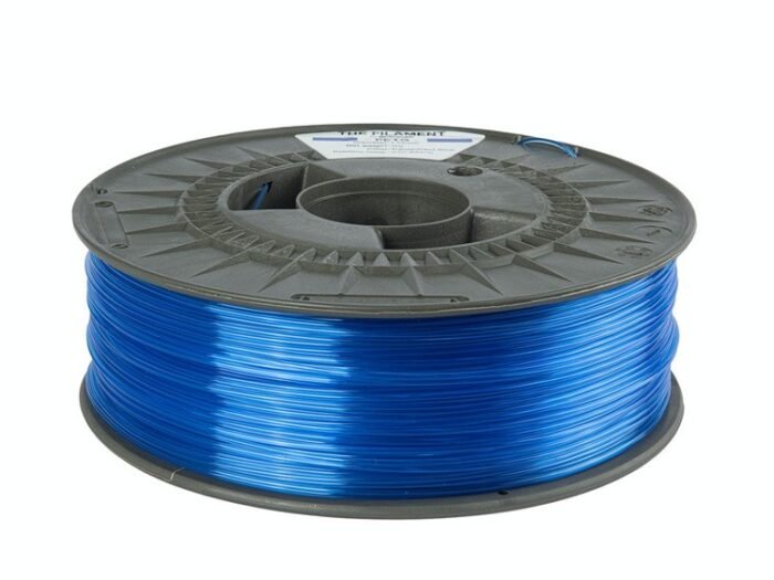 The Filament · PETG · TRANSPARENT BLUE · 1.75mm · 1kg - Image 3