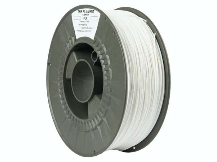 The Filament · PLA · TRAFFIC WHITE · 1.75mm · 1kg - Image 2