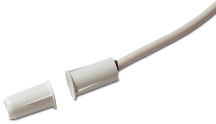 Einbau Magnetkontakt Snap-In, weiß, 6m Kabel, VdS B