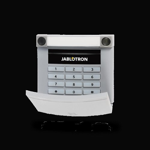 JA-153E-GR Jablotron Funk-Bedienteil mit Tastatur und Leser, grau
