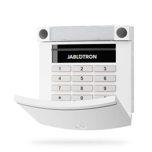 JA-153E-WH Jablotron Funk-Bedienteil mit Tastatur und Leser, weiß