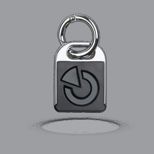 Jablotron RFID-Schlüsselanhänger schwarz/chrom